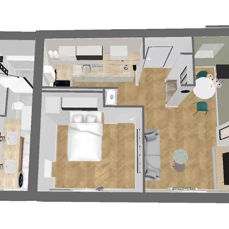 Appartchic - Appartement Standing - Plein Centre & Parking Prive Créon المظهر الخارجي الصورة