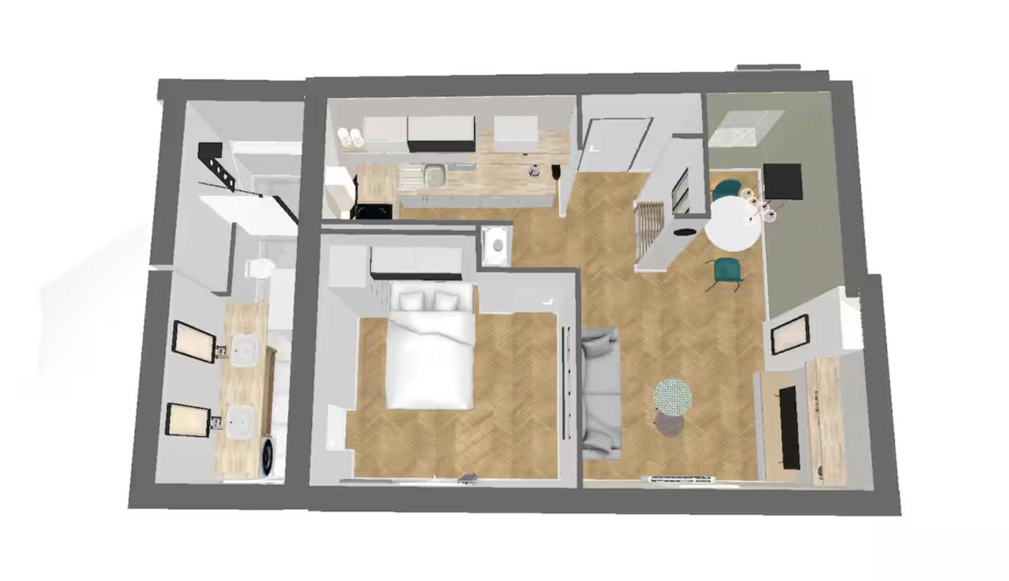 Appartchic - Appartement Standing - Plein Centre & Parking Prive Créon المظهر الخارجي الصورة